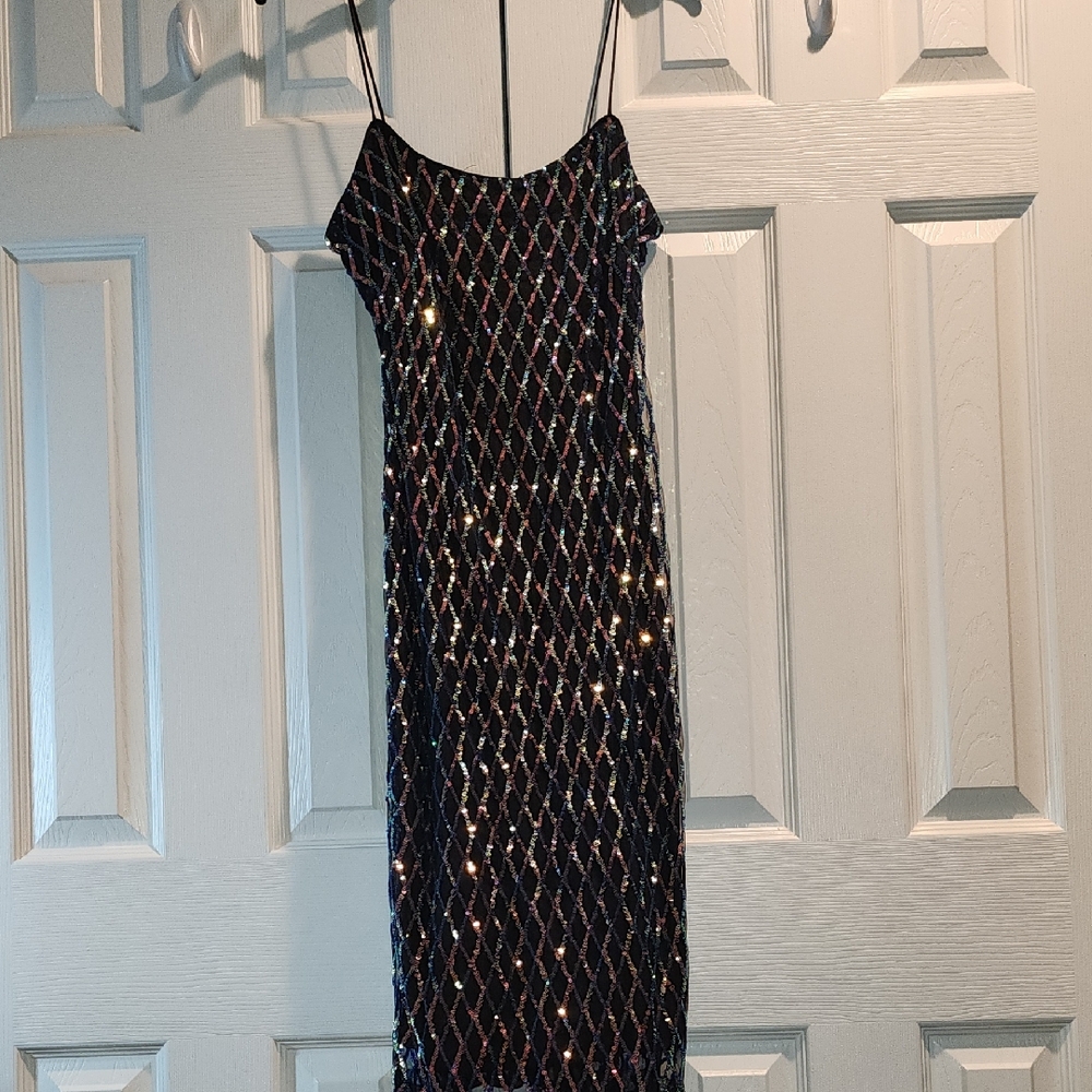 Badgley Mischka Sequin Dress